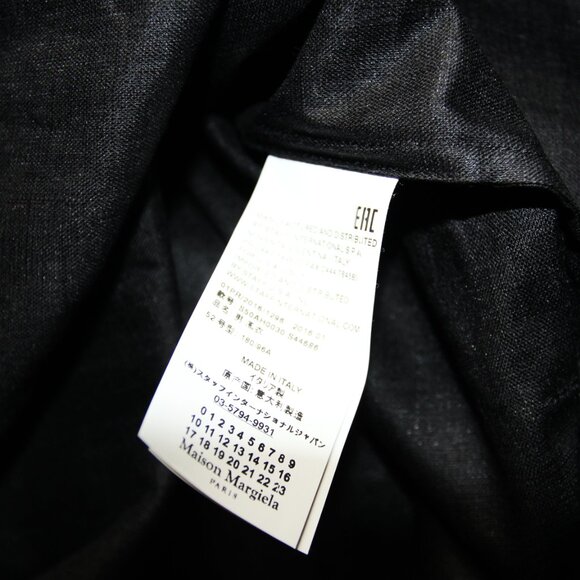 SS16 MAISON MARTIN MARGIELA LINEN TRENCH COAT 52 - Picture 9 of 12